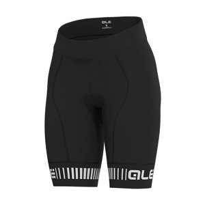 ALÉ Cyklistické nohavice krátke bez trakov - GRAPHICS PRR STRADA LADY - čierna/biela XS
