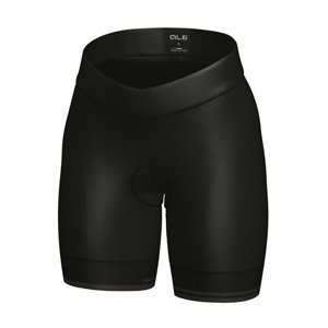 ALÉ Cyklistické nohavice krátke bez trakov - CLASSICO RL LADY - čierna/šedá 2XL