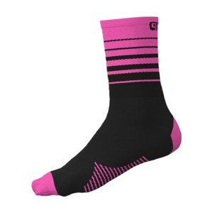 ALÉ Cyklistické ponožky klasické - ONE - ružová 44-47