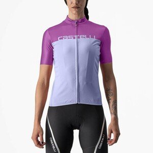 CASTELLI Cyklistický dres s krátkym rukávom - VELOCISSIMA LADY - fialová XS
