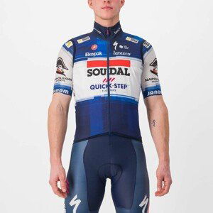 CASTELLI Cyklistická vesta - SOUDAL QUICK-STEP 23 - modrá/biela 3XL