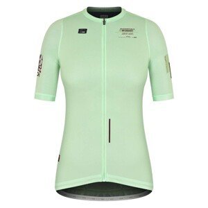 GOBIK Cyklistický dres s krátkym rukávom - STARK LADY - svetlo zelená