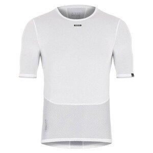 GOBIK Cyklistické tričko s krátkym rukávom - CELL SKIN - biela L-XL