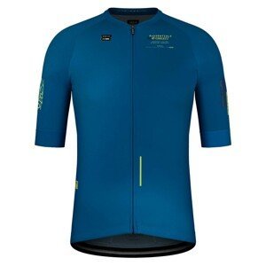 GOBIK Cyklistický dres s krátkym rukávom - CX PRO 2.0 - modrá XL