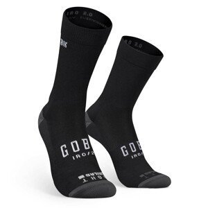 GOBIK Cyklistické ponožky klasické - IRO 2.0 - čierna