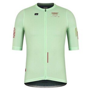 GOBIK Cyklistický dres s krátkym rukávom - STARK - svetlo zelená L