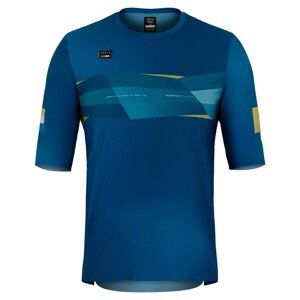 GOBIK Cyklistické tričko s krátkym rukávom - VOLT - modrá XL