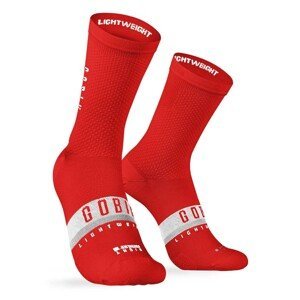 GOBIK Cyklistické ponožky klasické - LIGHTWEIGHT - červená S-M