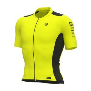 ALÉ Cyklistický dres s krátkym rukávom - R-EV1  RACE 2.0 - žltá
