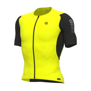 ALÉ Cyklistický dres s krátkym rukávom - R-EV1  RACE SPECIAL - žltá