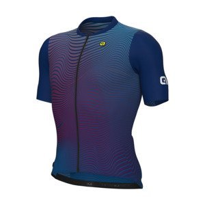 ALÉ Cyklistický dres s krátkym rukávom - ONDA PR-E - modrá L