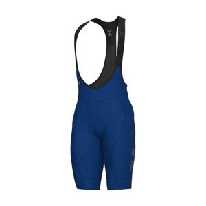 ALÉ Cyklistické nohavice krátke s trakmi - MAGIC COLOUR PR-E - modrá