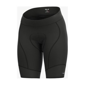 ALÉ Cyklistické nohavice krátke bez trakov - PRS MASTER 2.0 LADY - čierna/šedá S