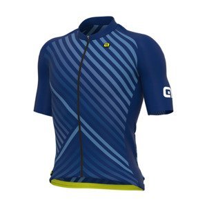 ALÉ Cyklistický dres s krátkym rukávom - PR-R FAST - modrá XL