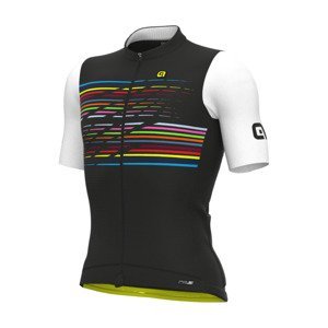 ALÉ Cyklistický dres s krátkym rukávom - PR-S LOGO - čierna M