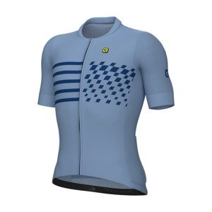 ALÉ Cyklistický dres s krátkym rukávom - PLAY PR-E - modrá 2XL