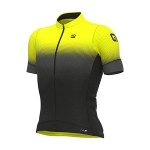 ALÉ Cyklistický dres s krátkym rukávom - PR-S GRADIENT - žltá M