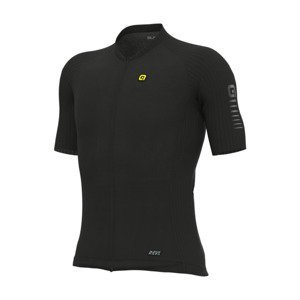 ALÉ Cyklistický dres s krátkym rukávom - R-EV1 C SILVER COOLING - čierna XL