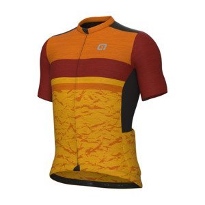 ALÉ Cyklistický dres s krátkym rukávom - EARTH OFF ROAD - GRAVEL - žltá L