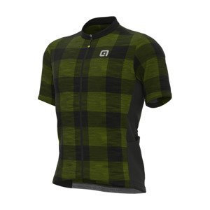 ALÉ Cyklistický dres s krátkym rukávom - OFF ROAD - GRAVEL SCOTTISH - zelená L