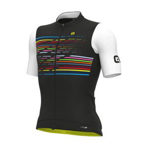 ALÉ Cyklistický dres s krátkym rukávom - PR-S LOGO - čierna XL