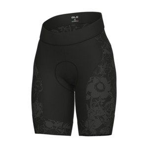 ALÉ Cyklistické nohavice krátke bez trakov - NADINE PRAGMA - čierna M