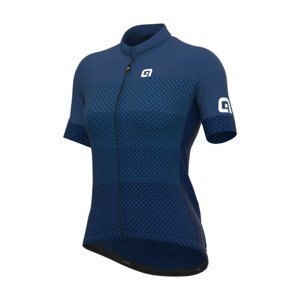 ALÉ Cyklistický dres s krátkym rukávom - SOLID LEVEL LADY - modrá L