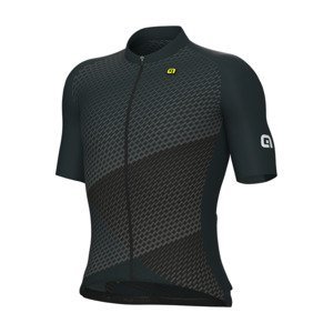ALÉ Cyklistický dres s krátkym rukávom - WEB PR-E - čierna 3XL