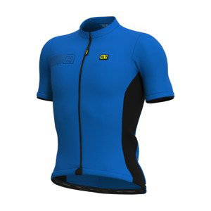 ALÉ Cyklistický dres s krátkym rukávom - SOLID COLOR BLOCK - modrá XL