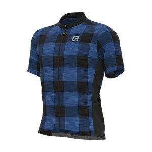 ALÉ Cyklistický dres s krátkym rukávom - OFF ROAD - GRAVEL SCOTTISH - modrá XL