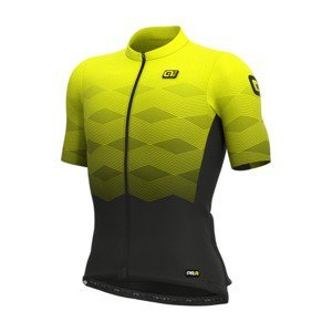 ALÉ Cyklistický dres s krátkym rukávom - PRR MAGNITUDE - žltá XL