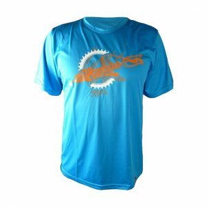 HAVEN Cyklistické tričko s krátkym rukávom - NAVAHO MTB - modrá/oranžová M