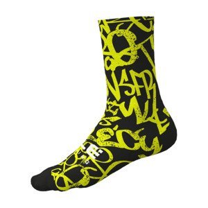 ALÉ Cyklistické ponožky klasické - RIDE - žltá 42-47
