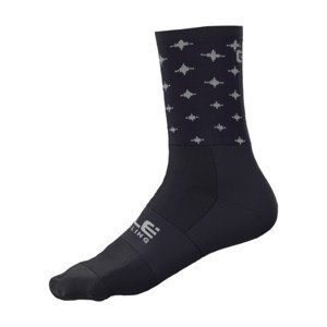 ALÉ Cyklistické ponožky klasické - STARS - modrá/biela 44-47