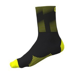 ALÉ Cyklistické ponožky klasické - SPRINT - žltá 40-43