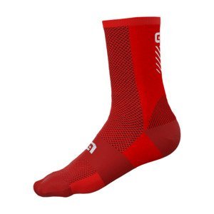 ALÉ Cyklistické ponožky klasické - PROOF - červená 40-43
