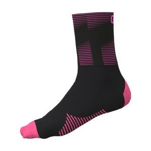 ALÉ Cyklistické ponožky klasické - SPRINT - ružová 44-47