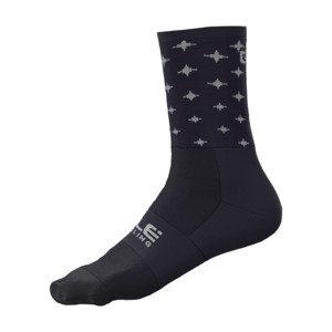 ALÉ Cyklistické ponožky klasické - STARS - modrá/biela 40-43