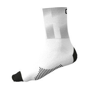 ALÉ Cyklistické ponožky klasické - SPRINT - biela 40-43