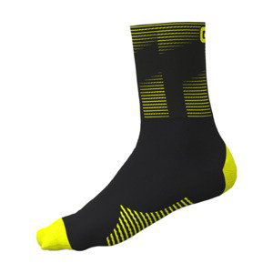 ALÉ Cyklistické ponožky klasické - SPRINT - žltá 44-47
