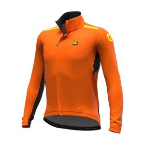 ALÉ Cyklistická zateplená bunda - KLIMATIK K-TORNADO 2.0 - oranžová M