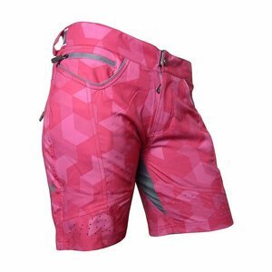 HAVEN Cyklistické nohavice krátke bez trakov - PEARL NEO LADY - ružová L