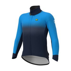 ALÉ Cyklistická zateplená bunda - PR-S GRADIENT - modrá/svetlo modrá XL