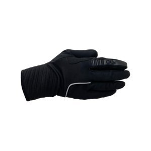 ALÉ Cyklistické rukavice dlhoprsté - WINDPROTECTION - čierna XL