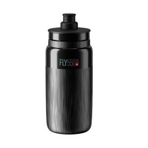 ELITE Cyklistická fľaša na vodu - FLY TEX 550 ml - čierna