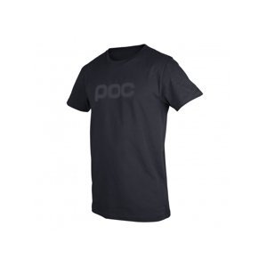 POC Cyklistické tričko s krátkym rukávom - TEE - čierna XL