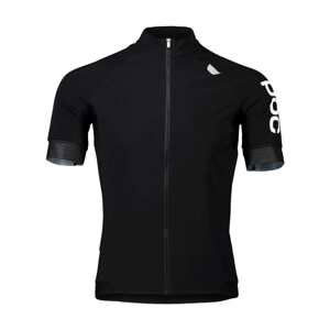 POC Cyklistický dres s krátkym rukávom - RESISTANCE ULTRA ZIP - čierna 2XL