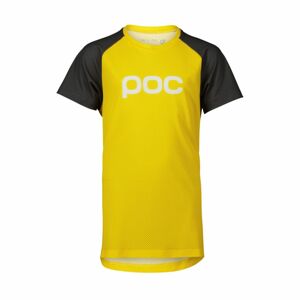 POC Cyklistický dres s krátkym rukávom - ESSENTIAL MTB - žltá/šedá