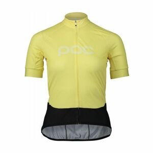 POC Cyklistický dres s krátkym rukávom - ESSENTIAL ROAD LOGO - žltá