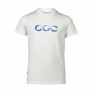 POC Cyklistické tričko s krátkym rukávom - TEE - biela 160 cm
